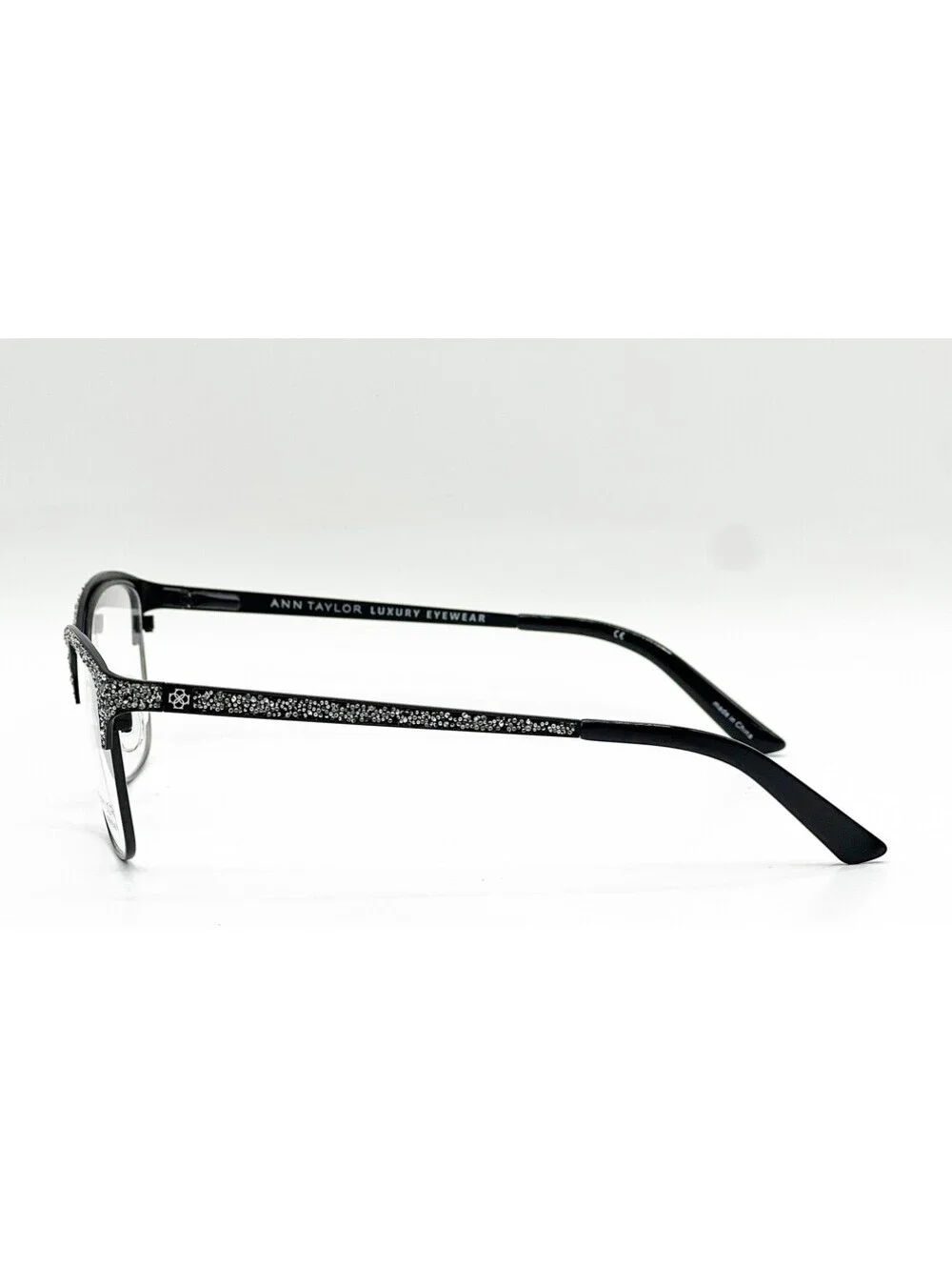 Ann Taylor At002 C01 Matte Black Authentic Eyeglasses 52-16-135